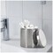 Stainless Steel Vanity Jar | Stylish Storage for Cotton Swabs,Sponges & Bath Salts | Decorative Canister for Bathroom,Bedroom | Shiny/Hammered Finish